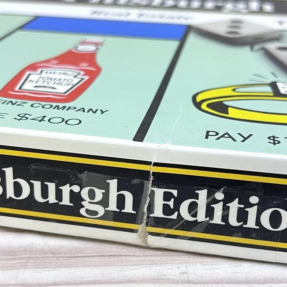 VTG Monopoly Pittsburgh PA Edition Board Game 1996 USAopoly by Hasbro New/Opened